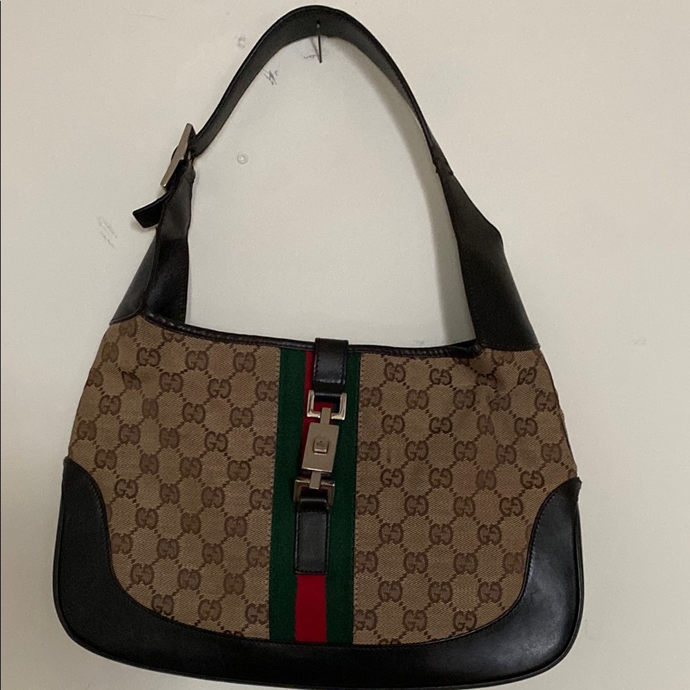 Gucci Jackie Monogram Shoulder Bag